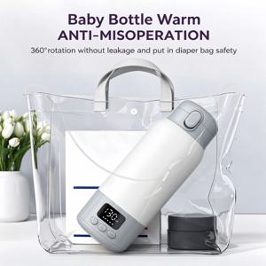 500ml 용량의 스테인리스 스틸 316 소재 보온병, 아기용, 빠른 가열 기능, 휴대용, 여행 및 자동차용 젖병 및 물 보온기