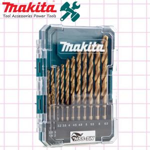 Makita D-72855 고속 강철 트위스트 드릴 비트 펀치 구멍 티타늄 도금 가정용 전기 드릴 비트 사용