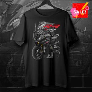 레트로 2015-2018 모델 독일 S1000RR 오토바이 티셔츠 100% 코튼 오목 반팔 여름 캐주얼 남성 티 라이더 streetwear