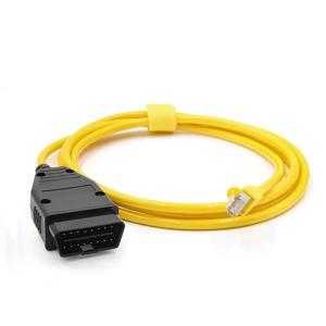 ENET 데이터 케이블 Enet 이더넷 ENET ICOM 코딩 OBD2 진단 코딩 도구 OBDII 16핀 어댑터