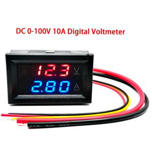 LED 디스플레이 모듈 DSN-VC288 DC 100V 10A 볼트미터 암페어미터 LED 듀얼 디지털 볼트 미터 게이지 전압 전류 가정용 도구