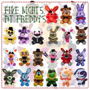 핫 FNAF 봉제 인형 귀여운 프레디 동물 폭시 보니 베어 리빗 봉제 인형 재고 있음 ​ 어린이 생일 선물