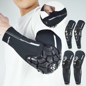 여름용 아이스 실크 모토크로스 팔꿈치 무릎 보호대 충격 방지 DH MX MTB 더트 바이크 사이클링 오토바이 팔꿈치 무릎 보호대 세트