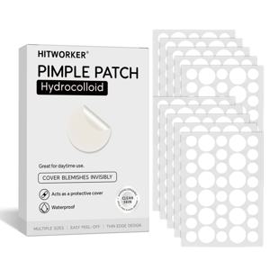 360pcs 페이스 여드름 패치 보이지 않는 스킨 케어 여드름 패치 항염증 치유 흡수 스티커 여드름 커버 스티커
