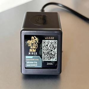 NMminer NM-TV ESP32 BTC 솔로 로터리 1061KH/s 해시레이트 저전력 소비 무소음 데스크탑 시계 컴퓨터 괴짜 선물 가정용