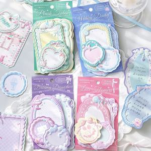 25개/팩 특수 모양 엠보싱 스티커 노트 핸드북 DIY 정크 저널 콜라주 사진 앨범 장식용 콜라주 배경지