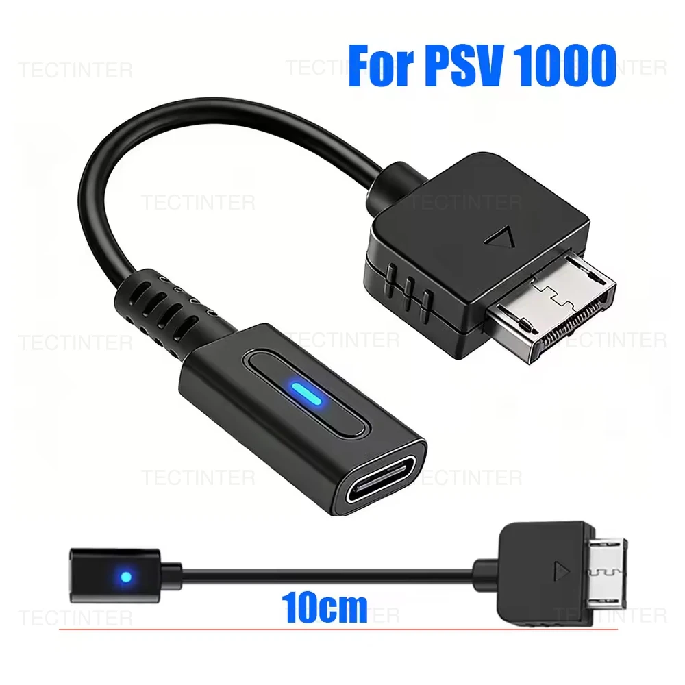 PS Vita 1000용 USB C 케이블 휴대용 충전 어댑터 유형 C 변환기 PSV1000 콘솔 액세서리용 전원 코드 와이어
