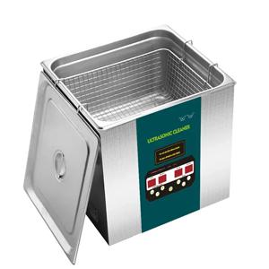 &11L 디지털 초음파 세척기, 가변 주파수, 240W, 배수 밸브가 있는 초음파 세척조, 부품 세척용 스테인리스 스틸 세척기