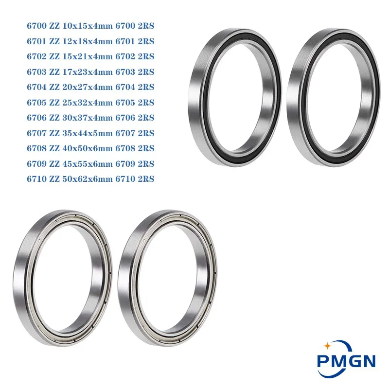 무료 배송 50 pcs ABEC-5 6702-2rs 고품질 6702rs 6702 2rs rs 15x21x4mm 소형 고무 씰 깊은 홈 볼 베어링