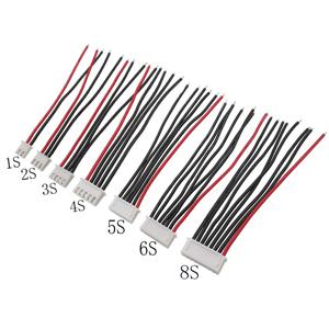 IMAX B6 B8 커넥터 플러그 밸런스드 충전 라인 RC 모델용 10 개/묶음 1S/2S/3S/4s/5s/6S/8S Lipo 배터리 밸런스 충전기 케이블