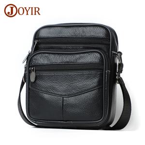 JOYIR 정품 가죽 남성 크로스 바디 가방 남성을위한 유행 캐주얼 숄더 백 고품질 메신저 슬링 가방 Satchel Bag