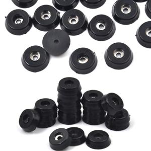 20Pcs 18*15*5mm 고무 책상 테이블 의자 가구 피트 다리 패드 바닥 보호기 홈 하드웨어 액세서리