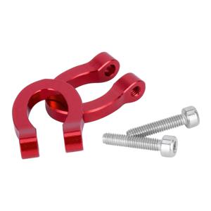 알루미늄 전면 후면 범퍼 D-링 견인 후크 트레일러 후크 1/10 RC 크롤러 자동차 축 SCX10 TRX4 TF2 D90 CC01 업그레이드 부품