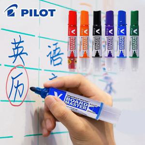 1pc 일본 파일럿 화이트 보드 펜 V 스트레이트 액체 WBMAVBM 대용량 컬러 잉크 빠른 건조 회의 교육 사무 용품
