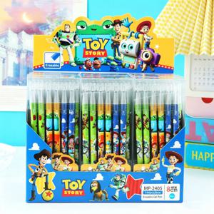 새로운 6/24pcs 토이 스토리 매직 지울 수있는 젤 펜 세트 블루 잉크 0.5mm 파인 포인트 중립 학생 사무실 학교 용품 생일 선물
