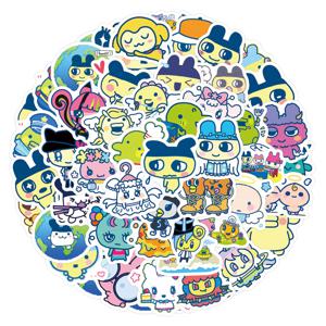 100개 만화 귀여운 다마고치 재미있는 창의적인 장식용 문구 DIY 스티커
