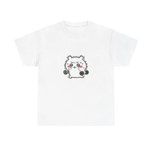 Chiikawa Anime Tee 귀여운 피트니스 만화 프린트 체육관 운동 반팔 컴포트 컬러 스타일 남성 여성을위한 상품 탑