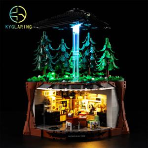 레고 X-파일 21369 빌딩 블록에 적합한 Kyglaring LED 라이트 키트 레고 빌딩 블록은 포함되어 있지 않습니다.