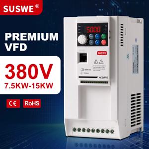 SUSWE VFD 220V 380V 0.75/1.5/2.2/4/5.5KW, 가변 주파수 드라이브용 3상 속도 제어 인버터 모터 VFD 인버터