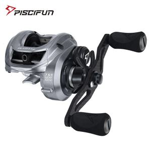 Piscifun Alloy M 합금 M 금속 베이트 캐스팅 릴 10KG 22LB 최대 드래그, 고속 및 저속 쉴드 베어링 강력한 바닷물 낚시 릴