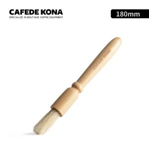 CAFEDE KONA 나무 손잡이 청소 브러시 ​​그라인더 청소 브러시 ​​카페 바 가정용 커피 브러시