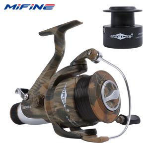 MIFINE TELE CARP 모노 라인 스피닝 휠이 있는 더블 브레이크 낚시 릴 5.2:1 고속 기어비 예비 스풀 3000-6000