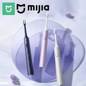 MIJIA T302 전동 음파 칫솔 USB 충전 성인용 충전식 방수 전자 미백 치아 칫솔