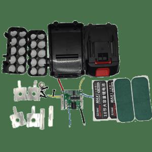 18V 21V 스크류드라이버 배터리 케이스 5X 10X 15X 18650 홀더 5S 50A BMS 용접 니켈, 6Ah~14Ah 전동 드릴 사용에 적합