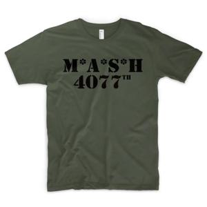 탑 M A S H 4077 무오타리 카키, 미국 해병대 RAF 레트로 매시 4077TH 티셔츠, 하라주쿠 오버사이즈 남성 의류 그래픽 티셔츠