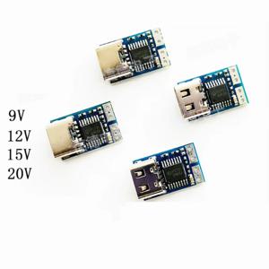 PDC004-PD PD 디코이 모듈, USB-C PD 9V 12V 15V 20V DC 고정 전압 전원 트리거 모듈 노트북용 5A Type-C 암 입력