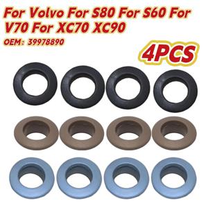 4pcs 자동차 도어 패널 잠금 핀 그로멧 39978890 For Volvo For S80 For S60 For V70 For XC70 XC90 부싱 외부 링 캡