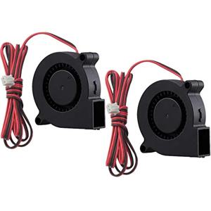 2PCS DC 5V 12V 24V 50x50x15mm 원심 냉각기 2핀 USB 방사형 팬 5015 터보 블로워 5cm 50mm 라디에이터 (3D 프린터 냉각용)