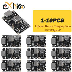 2S 3S 타입-C USB BMS 15W 8.4V 12.6V 1.5A 리튬 배터리 충전 부스트 모듈 (균형 지원, 고속 충전, 표시등 포함)