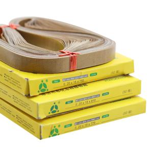 50pcs PTFE 밴드 실러 씰링 벨트 750 770 810 FR-900 FR770 컨베이어 벨트 용 연속 실러 15mm 너비 씰링 기계 테이프