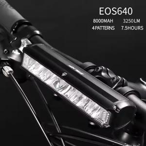 ESLNF 야간 사이클링 로드 바이크 LED 라이트 방수 충전식 3250 루멘 자전거 전조등 알루미늄 합금 자전거 헤드라이트