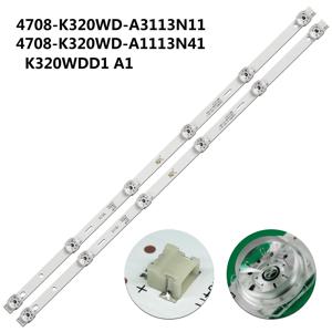 1/10/20kits LED 스트립 6개, 모델 번호: 4708-K320WD-A1113N41, 4708-K320WD-A3113N11, A3113N41, TX-32GR300, 32M3080/60, 32PHF5664/T3, 32PHS5583/60