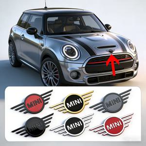 3D 자동차 크롬 엠블럼 스티커 자동차 트렁크 장식 배지 라벨 (미니 웍스 원 쿠퍼 JCW R60 R59 R58 R57 R56 R55 R53 R52 F54 용)