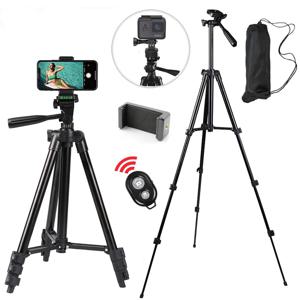 전화 삼각대 102cm 전문 비디오 녹화 DSLR 카메라 사진 스탠드 Xiaomi HUAWEI iPhone Gopro Selfie Remote