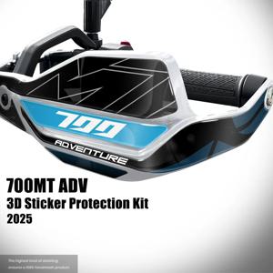 CFMoto MT700 ADV 700MT ADV 2025 오토바이 액세서리 3D 에폭시 장식 스티커 보호 키트 핸드 가드