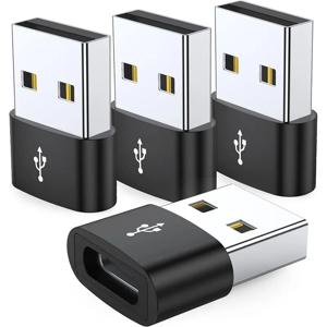 USB 2.0 to Type C 어댑터 USB C(암) to USB A(수) 충전 컨버터 OTG 어댑터 아이폰, 아이패드, 삼성 호환