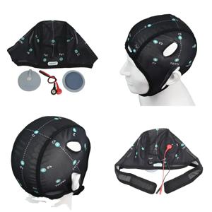 2026 EEG 캡 키트 10 20 시스템 전극 배치 19 채널 뉴로피드백 브레인웨이브 EEG 헬멧 키트 뇌 활동 측정