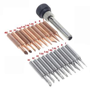 10pcs 900M 납땜 인두 팁 세트 용접 노즐 내부 가열 납땜 헤드 용접 팁 도구 무연 납땜 인두 비트