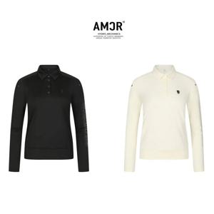 최고 품질의 AMAZINGCRE 여성용 골프 상의 봄 시즌 통기성 빠른 건조 땀 흡수 스포츠 긴소매 폴로 셔츠