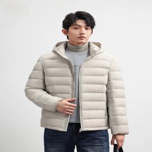 남성 숏 패딩 재킷 가을 겨울 2026 신상 구스 엠퍼러 따뜻한 다용도 남성 의류 리브 본 스타일 코트