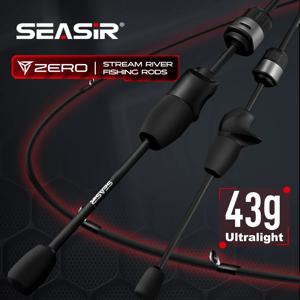 씨사르 제로 43g 낚싯대 BFS 초경량 탄소섬유 1.53M UL 루어 무게 1.5-6g 2절 스트림 리버 낚싯대