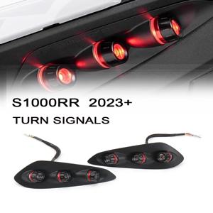 S1000RR 후미등 오토바이 액세서리 인테일 LED 통합 테일 라이트 BMW S1000RR 2023 - 2025 LED 방향지시등