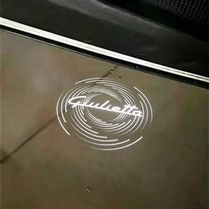 2Pcs LED 자동차 도어 웰컴 전구 고스트 섀도우 라이트 프로젝터 코르테시 램프 액세서리 Giulietta 2011-2022 2019 2022 2021