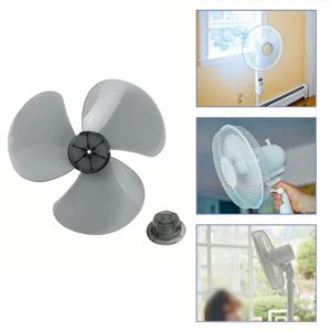 1개 16인치 팬 블레이드 세 개의 날개와 너트가 있는 가정용 PP 플라스틱 블레이드 16인치/400mm 스탠딩 팬 데스크 팬용