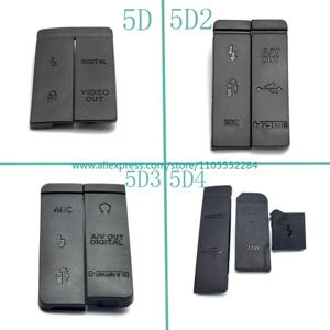 캐논 EOS 5D 마크 II III IV 5D2 5D3 5D4 카메라 수리 부품용 새로운 HDMI 호환 마이크 USB 고무 커버 유닛