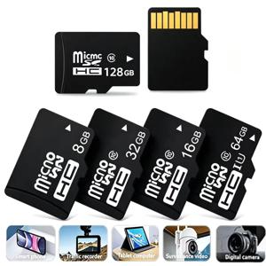 2026 마이크로 메모리 SD 카드 128GB, 32GB, 64GB, SD/TF 플래시 카드, 32GB, 64GB, 128GB, 클래스 10 메모리 카드 (휴대폰용)